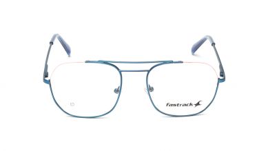Blue Semi-Rimmed Unisex Eyeglasses (FT1354MHM3MBUV|53)