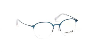 Blue Semi-Rimmed Unisex Eyeglasses (FT1358UHM2MBUV|53)