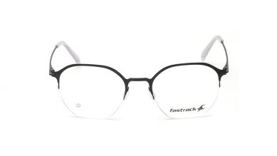 Black Semi-Rimmed Unisex Eyeglasses (FT1358UHM3LBKV|53)