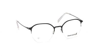 Black Semi-Rimmed Unisex Eyeglasses (FT1358UHM3LBKV|53)
