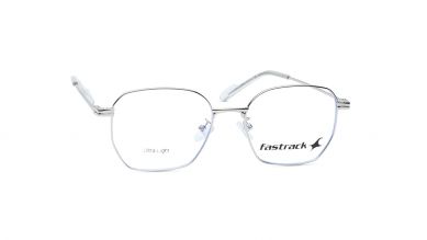 Silver Square Unisex Eyeglasses ( FT1376UFM2MSLV|53)