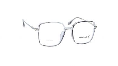 Grey Square Unisex Eyeglasses ( FT1380UFP2MGYV|53)