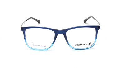 Blue Rimmed Unisex Eyeglasses (FT1402UFC2MBUV|53)