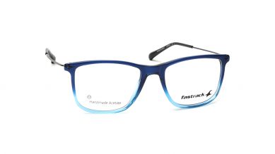 Blue Rimmed Unisex Eyeglasses (FT1402UFC2MBUV|53)