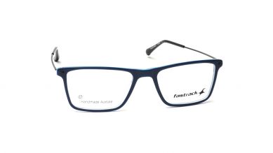 Blue Rimmed Unisex Eyeglasses (FT1403UFC2MBUV|53)