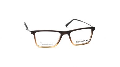 Brown Rimmed Unisex Eyeglasses (FT1403UFC3MBRV|53)