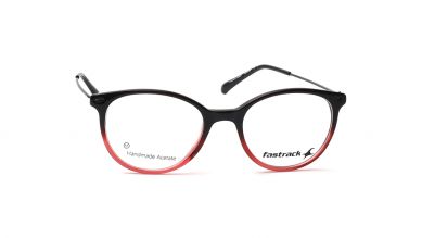 Red Rimmed Unisex Eyeglasses (FT1404UFC1MRDV|53)
