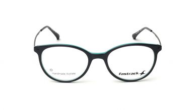 Green Rimmed Unisex Eyeglasses (FT1404UFC2MGRV|53)