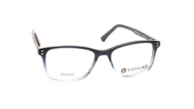 Grey Rimmed Unisex Eyeglasses (TA0076UFP2MGYV|51)