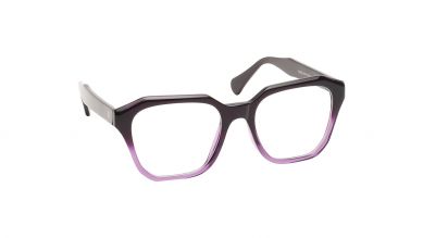 Purple Rimmed Unisex Eyeglasses (TA0081UFP3MPRV|50)