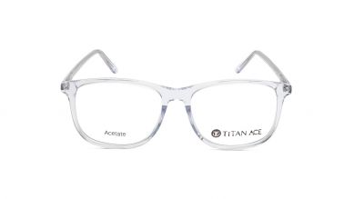 White Rimmed Men Eyeglasses (TA0082MFP4MTRV|54)