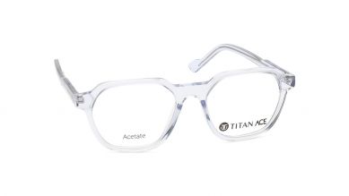 Transparent Rimmed Women Eyeglasses (TA0083WFP4MTRV|50)
