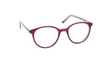 Purple Rimmed Unisex Eyeglasses (TA0084UFP4MPRV|48)