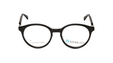 Black Round Women Eyeglasses (TC1059WFP1MBKV|51)