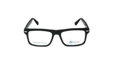 Black Rectangle Men Eyeglasses (TC1063MFP1MBKV|52)