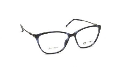 Black Cateye Rimmed Eyeglasses  (TF1117WFC4V|54)