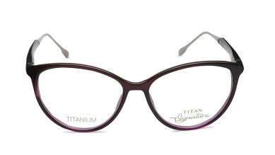 Purple CatEye Women Eyeglasses (TF1118WFC3V|50)