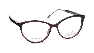 Purple CatEye Women Eyeglasses (TF1118WFC3V|50)