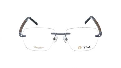 Grey Navigator Men Eyeglasses ( TS1032MRC3MBRV|54)