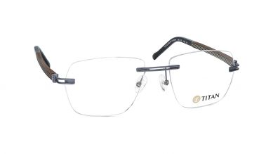 Grey Navigator Men Eyeglasses ( TS1032MRC3MBRV|54)