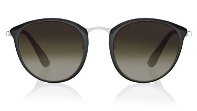 Black Oval Women Sunglasses (C084BK1F|58)