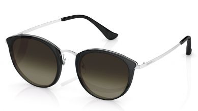Black Oval Women Sunglasses (C084BK1F|58)