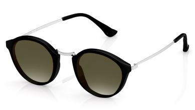 Black Aviator Women Sunglasses (C085BK1F|54)