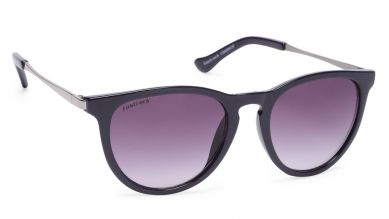 Purple Wayfarer Men Sunglasses (C086BK3F|50)