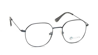 Blue Round Rimmed Eyeglasses (EW1072MFM3V|50)