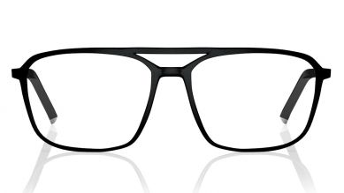 Black Wayfarer Rimmed Eyeglasses  (FT1053A1A1|55)