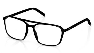 Black Wayfarer Rimmed Eyeglasses  (FT1053A1A1|55)