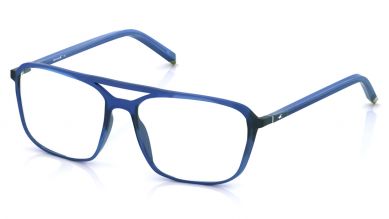 Blue Wayfarer Rimmed Eyeglasses  (FT1053B1A1|55)