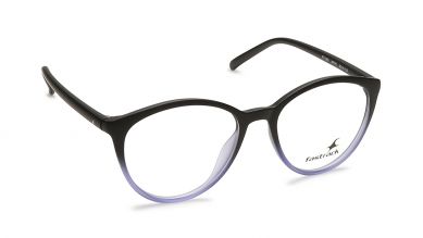 Black Purple Oval Rimmed Eyeglasses (FT1060WFP6|50)