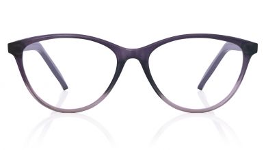 Purple Cateye Rimmed Eyeglasses  (FT1066WFP2|51)