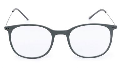 Grey Wayfarer Rimmed Eyeglasses (FT1070UFC2|50)