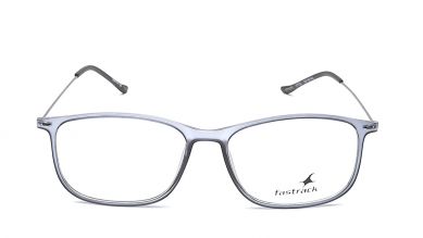 Grey Rectangle Rimmed Eyeglasses (FT1076WFC6|53)
