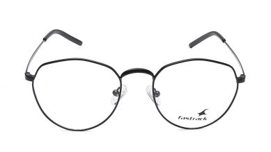 Black Aviator Rimmed Eyeglasses (FT1130MFM1|50)