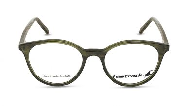 Green Round Rimmed Eyeglasses (FT1224WFP4MGRV|48)
