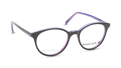 Black Round Rimmed Eyeglasses (FT1224WFP5MPRV|48)