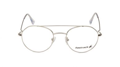 Silver Round Rimmed Eyeglasses (FT1262MFM2MSLV|51)