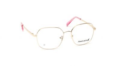 Gold Rimmed Women Eyeglasses (FT1353WFM2MGLV|54)