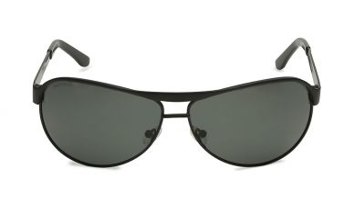 Black Aviator Men Sunglasses (M035GR5P|64)