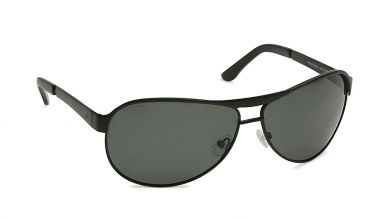 Black Aviator Men Sunglasses (M035GR5P|64)