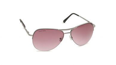Silver Aviator Women Sunglasses (M083PR3F|59)