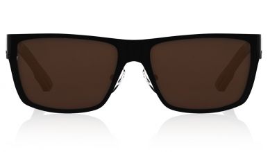 Black Wayfarer Men Sunglasses (M101BR3P|57)