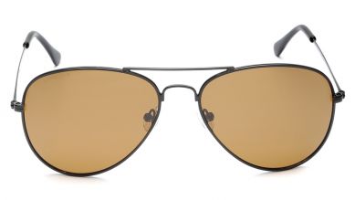 Black Aviator Men Sunglasses (M138BR6P|59)