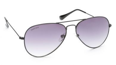 Black Aviator Men Sunglasses (M165BK6|57)