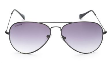 Black Aviator Men Sunglasses (M165BK6|57)