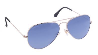 Gold Aviator Men Sunglasses (M165BR16P|57)