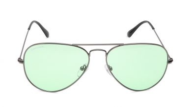 Grey Aviator Men Sunglasses (M165GR39G|58)